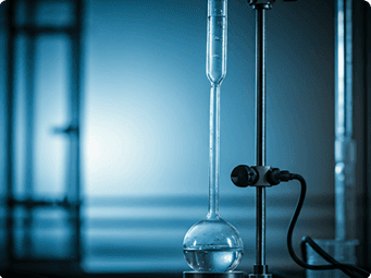 Laboratory glassware and scientific equipment at Maxwell Animal Health